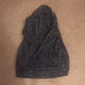 aeropostale blue and white soft cardigan